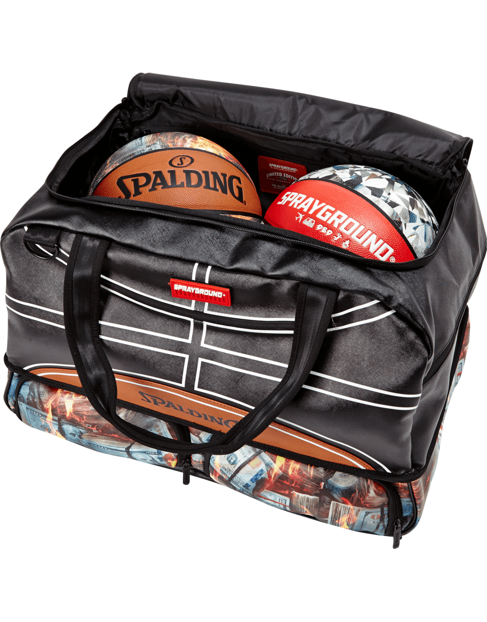 SPALDING X  FIRE MONEY SNEAKER DUFFEL
