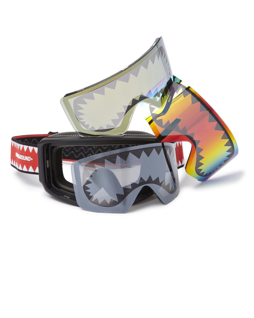 SHARK GOGGLES WITH 3 INTERCHANGEABLE LENS