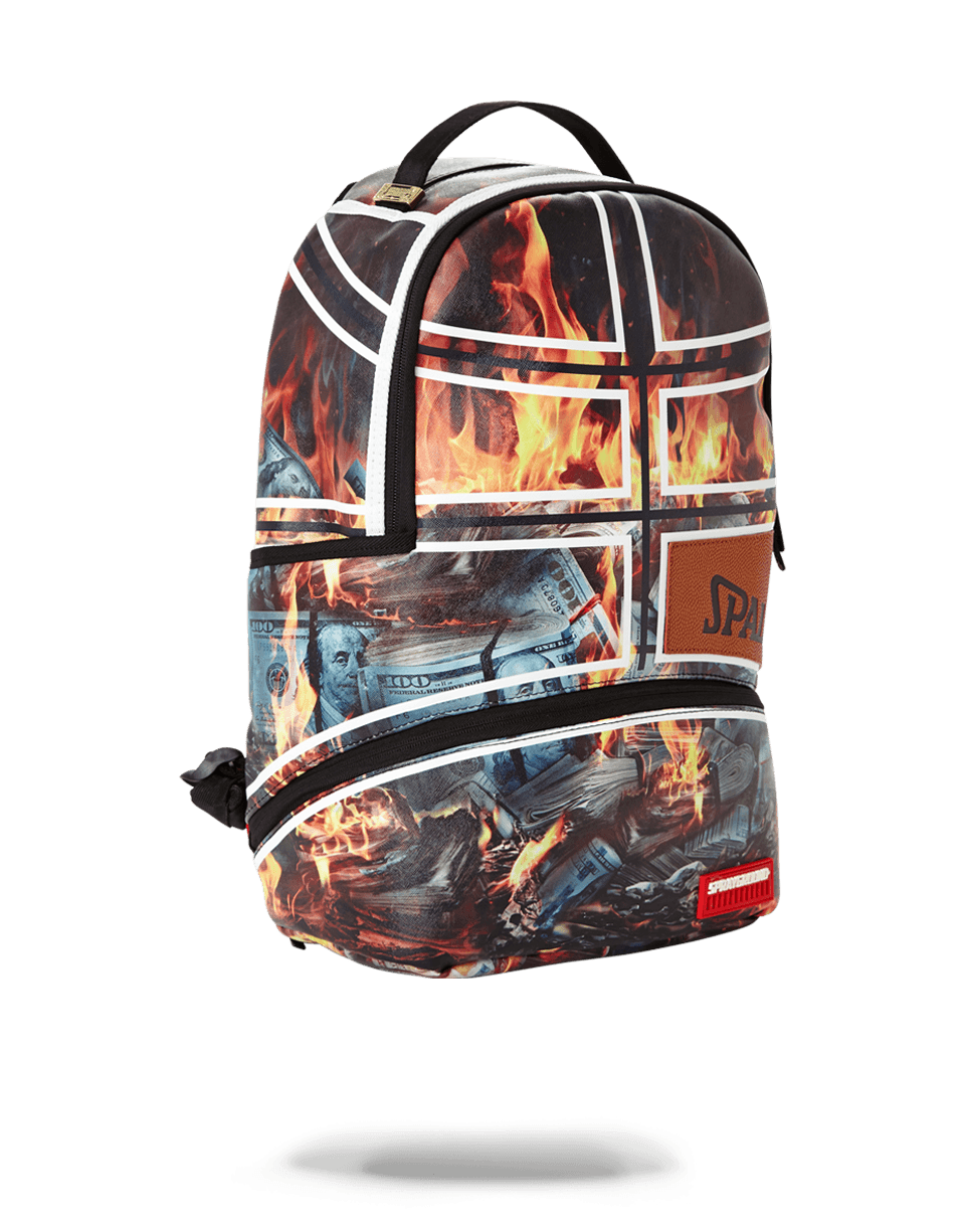 SPALDING X  FIRE MONEY BACKPACK