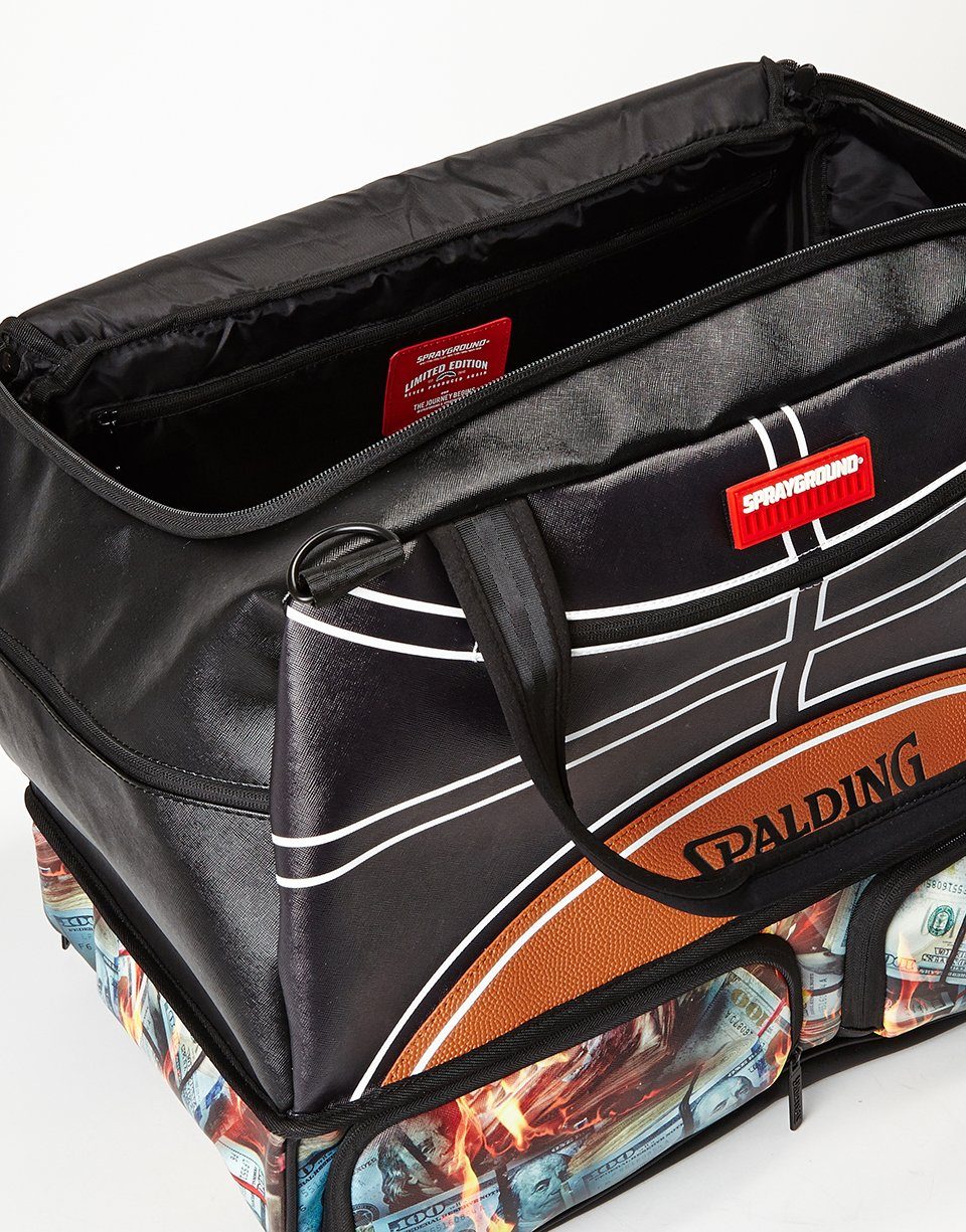 SPALDING X  FIRE MONEY SNEAKER DUFFEL