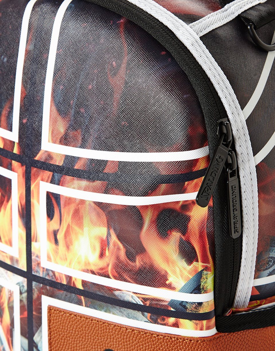 SPALDING X  FIRE MONEY BACKPACK