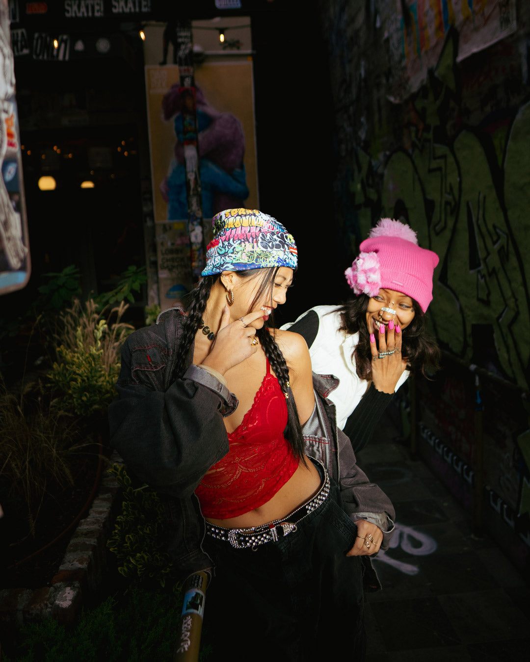 SPLIT GRAFF BEANIE