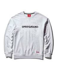 PULLOVER CREW NECK SWEATSHIRT (LT GREY)
