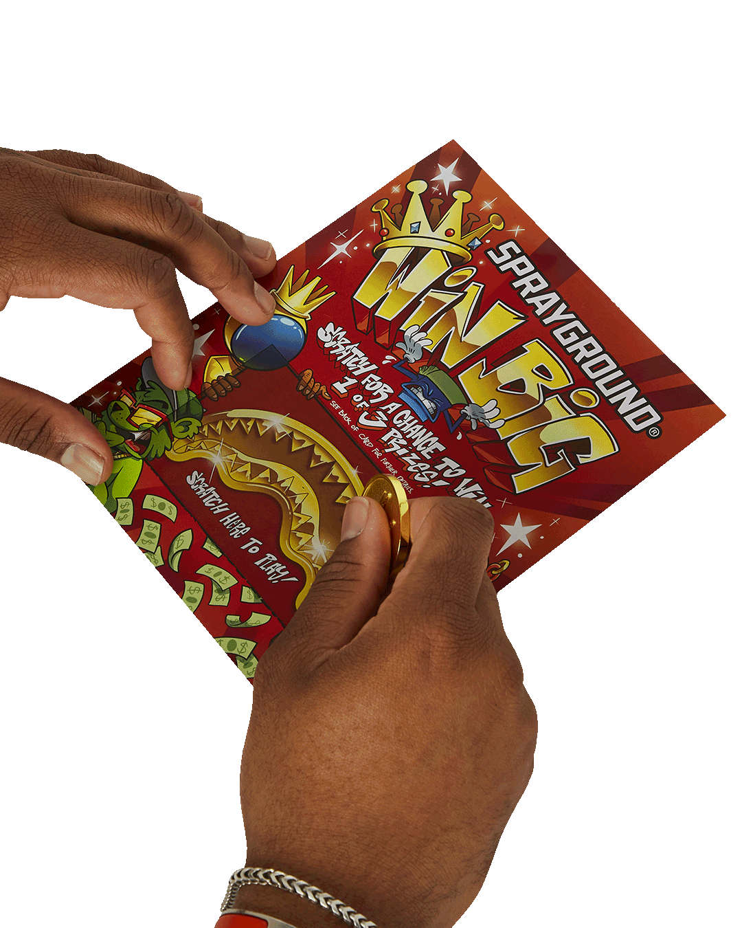 SCRATCH OFF PLAYING CARD - WIN A BACKPACK, MONEYBEAR OR LUGGAGE!